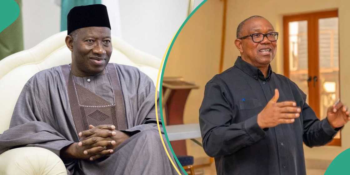 Goodluck Jonathan allegedly told Peter Obi to step down for him Goodluck Jonathan allegedly told Peter Obi to step down for him