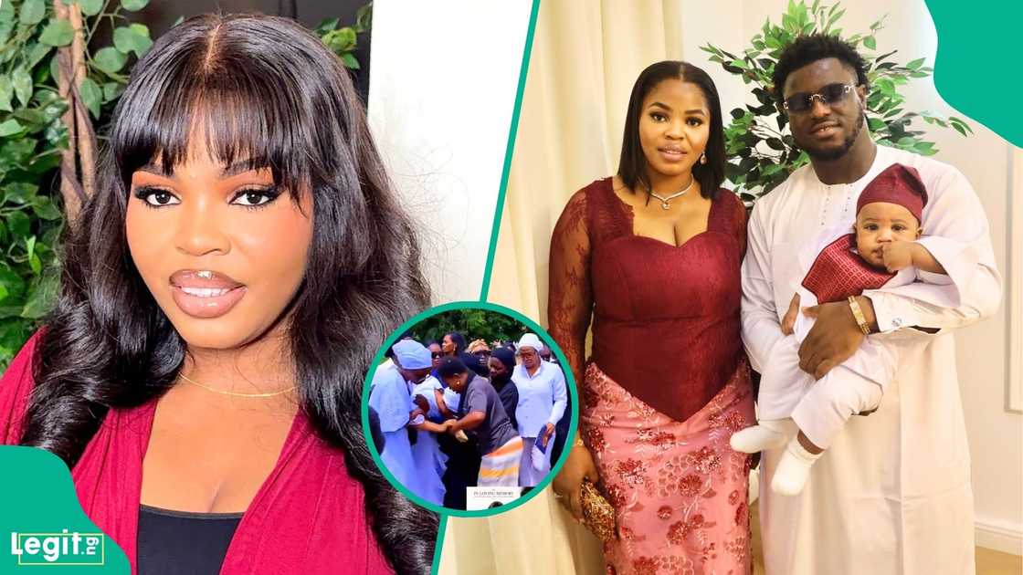 Popular Nigerian TikTok creator Monique Pearls goes home in a tearful graveside service as her husband and young son bid her farewell Popular Nigerian TikTok creator Monique Pearls goes home in a tearful graveside service as her husband and young son bid her farewell