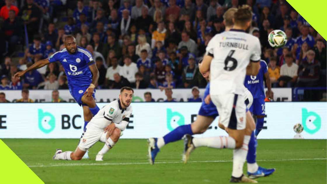 Jordan Ayew against Tranmere. Jordan Ayew against Tranmere.