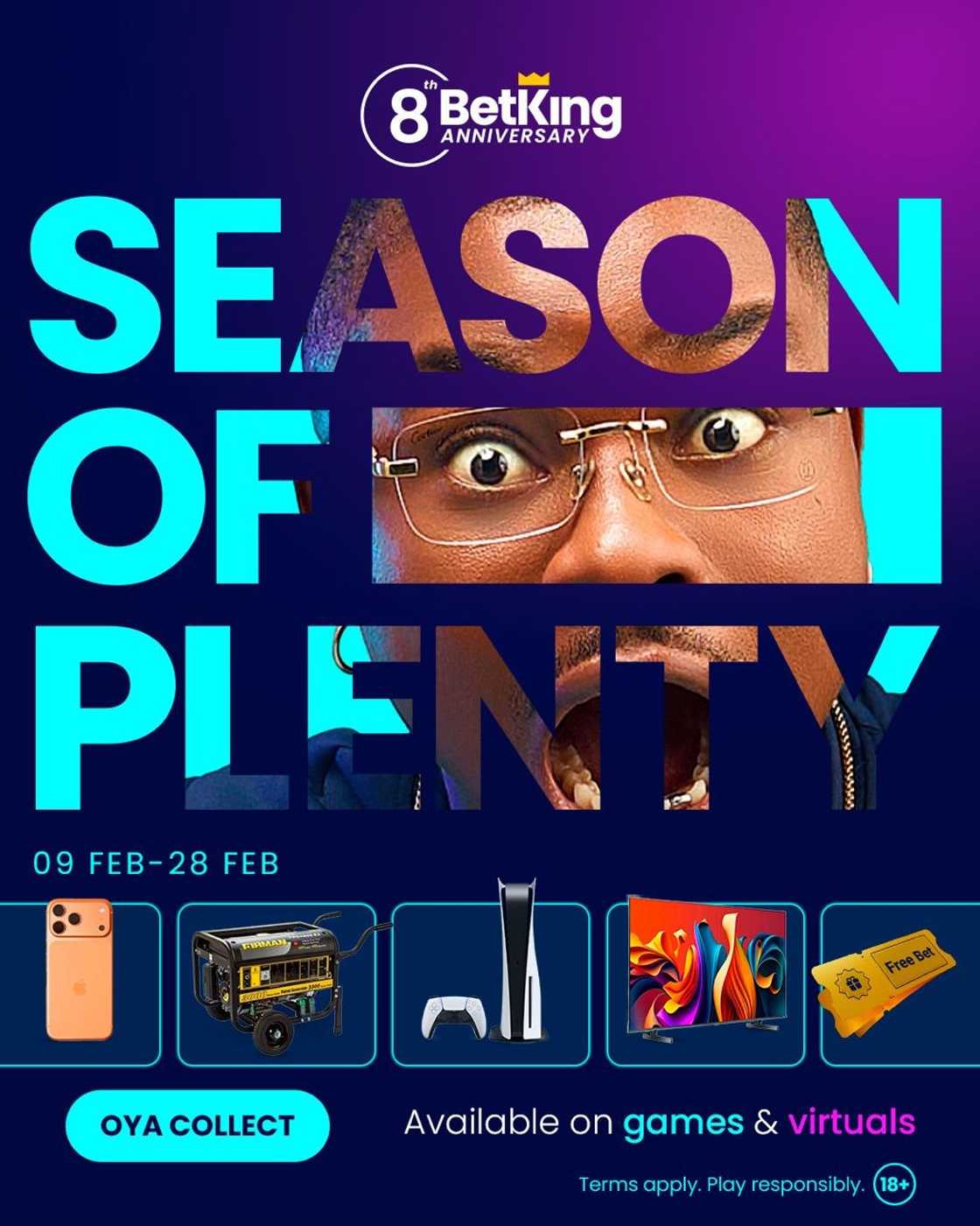 BetKing Gears Up to Mark 8 Years of Excellence with Exclusive Customer Rewards BetKing Gears Up to Mark 8 Years of Excellence with Exclusive Customer Rewards