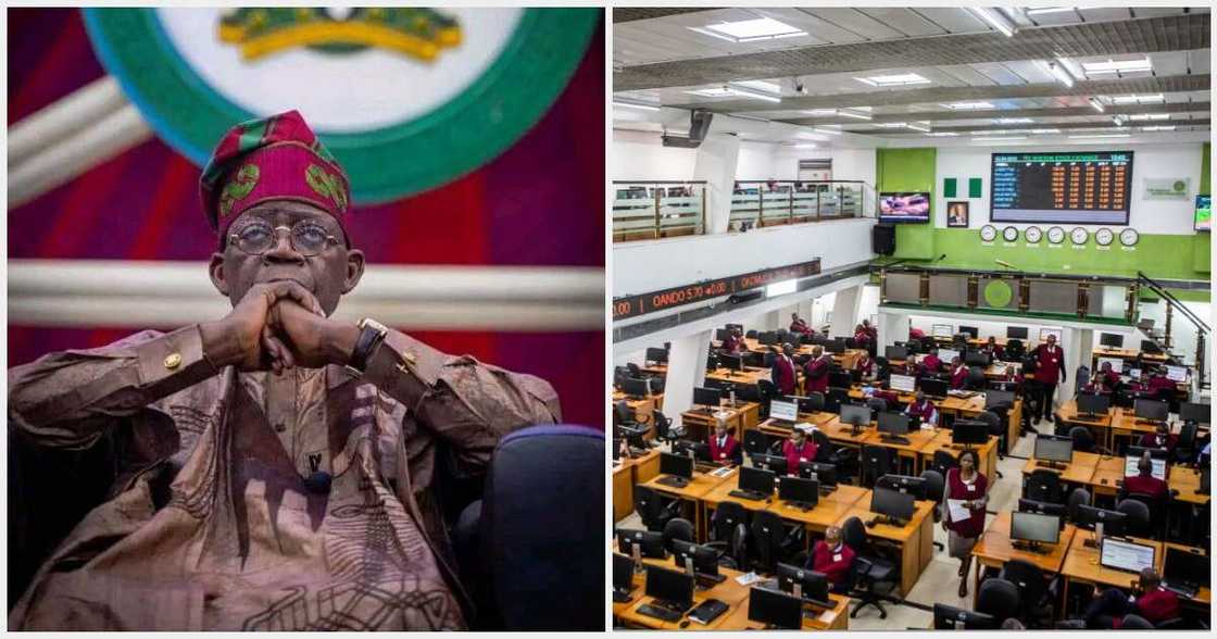 Bola Tinubu/ Nigeria stock exchange