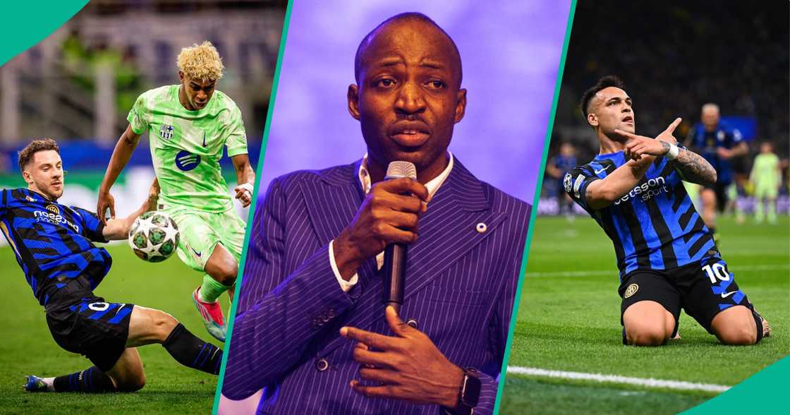 Dunsin Oyekan's old tweet about Barcelona and Inter Milan's UCL encounter resurfaces Dunsin Oyekan's old tweet about Barcelona and Inter Milan's UCL encounter resurfaces