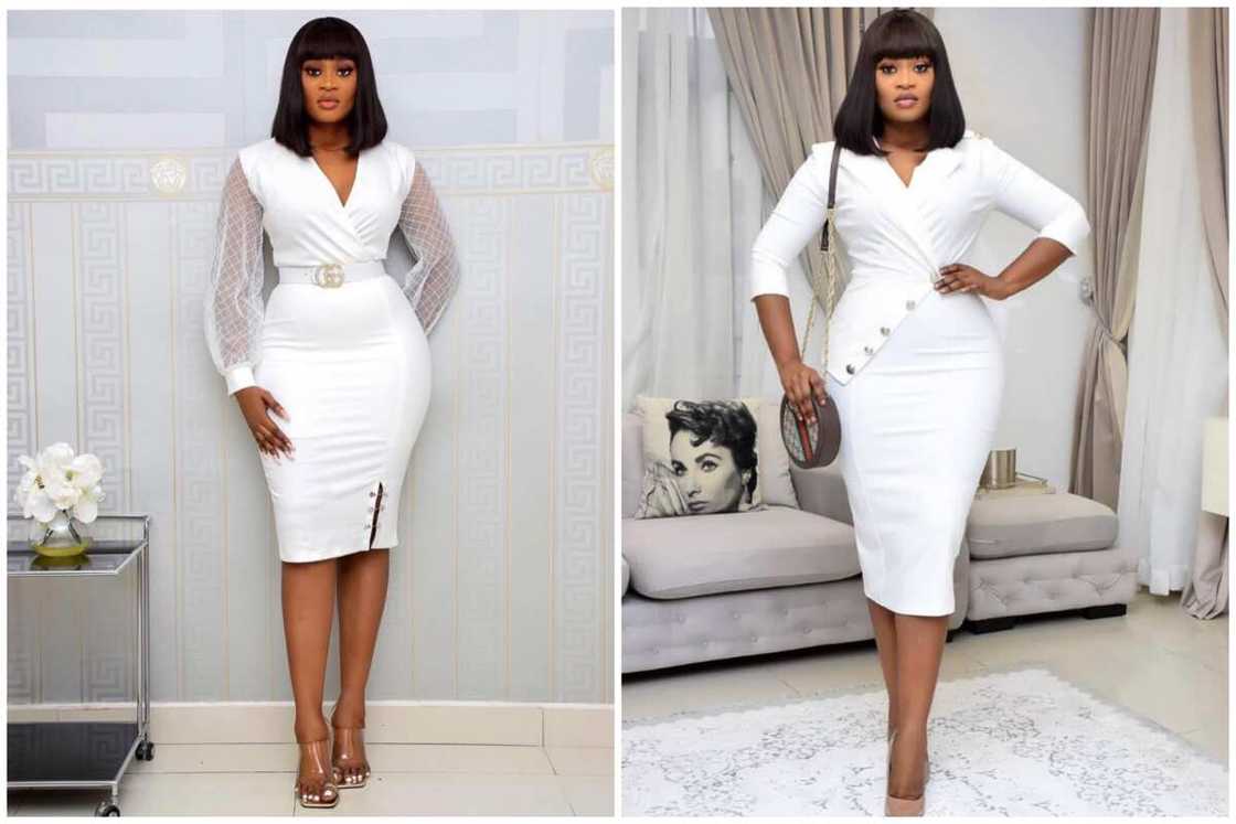 Corporate gowns for ladies in Nigeria Corporate gowns for ladies in Nigeria