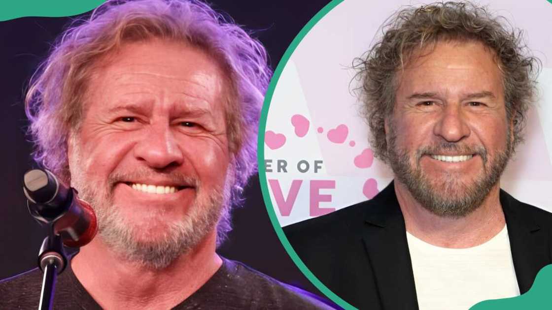 Sammy Hagar performs at SiriusXM Studios (L). The rockstar at MGM Grand Garden Arena (R) Sammy Hagar performs at SiriusXM Studios (L). The rockstar at MGM Grand Garden Arena (R)