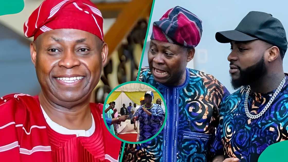 Davido's father billionaire Deji Adeleke throws party to celebrate victory at Osun polls.