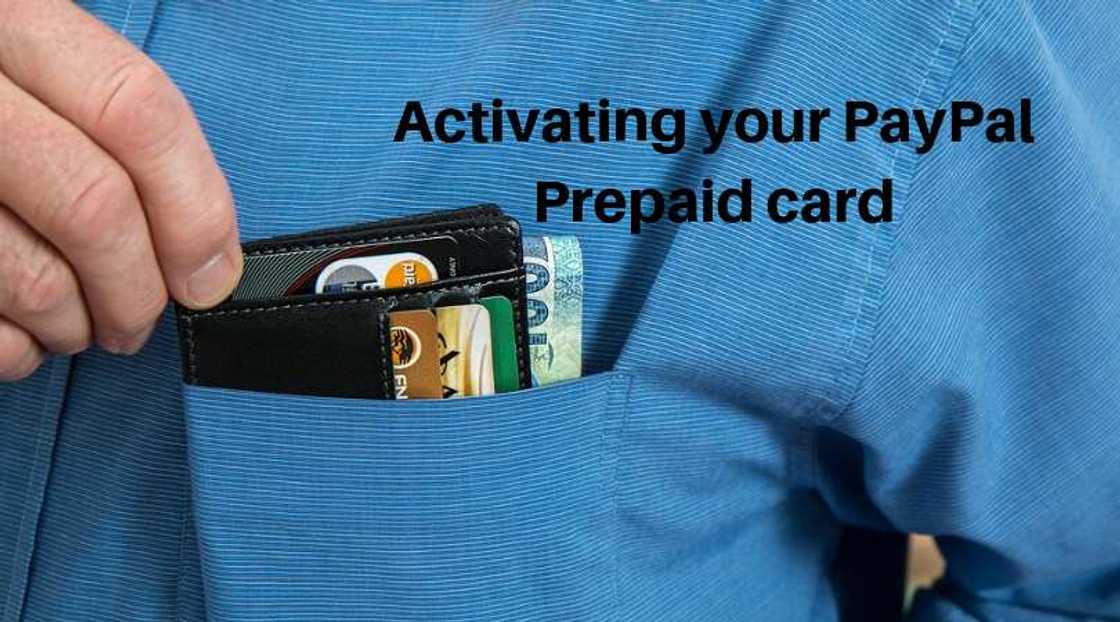 Activate PayPal debit card