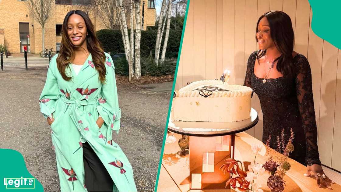 Tolani Otedola's birthday gift from DJ Cuppy turns into laughter as she opens box to find pigeon figurine during family celebration with father, Femi Otedola