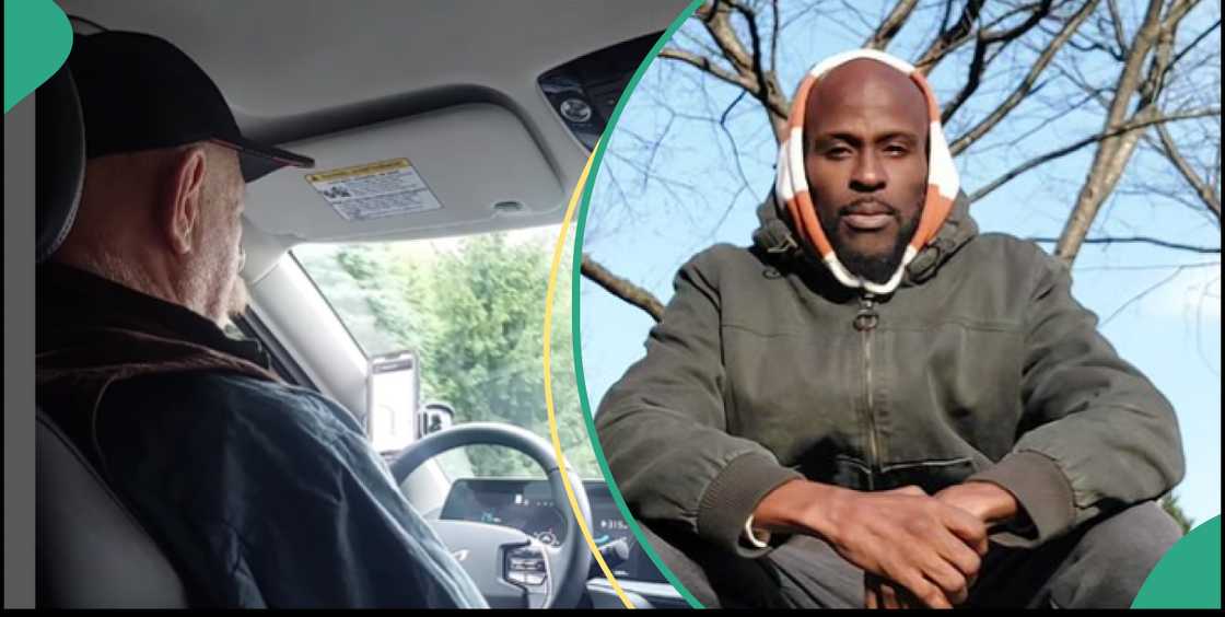 Rapper Ikechukwu meets white elderly Uber driver Rapper Ikechukwu meets white elderly Uber driver