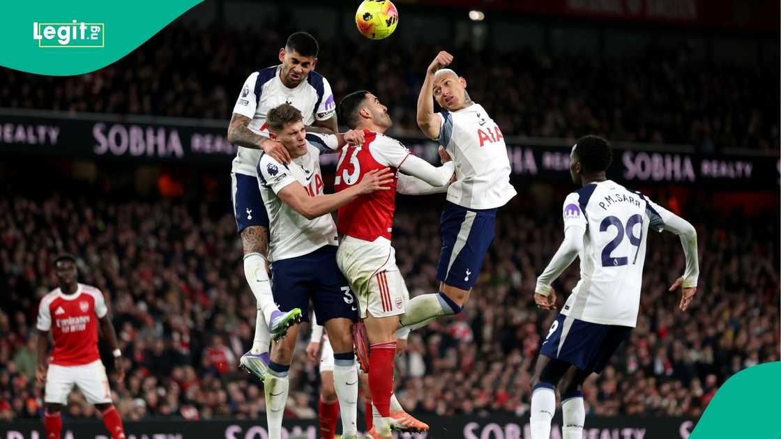 Mikel Merino, Cristian Romero, Micky van de Ven, Richarlison, Tottenham Hotspur, Arsenal.