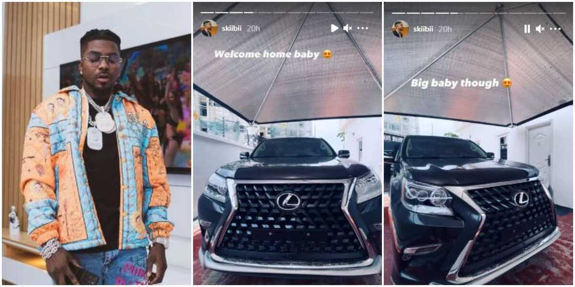 Singer Skiibii Acquires ‘Tear Rubber’ Jeep, Calls It His Big Baby as He Shares Impressive Photos Singer Skiibii Acquires ‘Tear Rubber’ Jeep, Calls It His Big Baby as He Shares Impressive Photos
