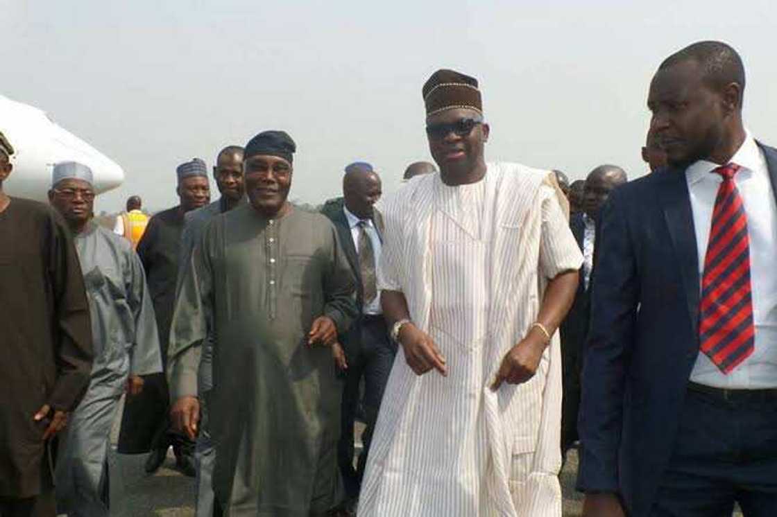 Atiku, Fayose Atiku, Fayose