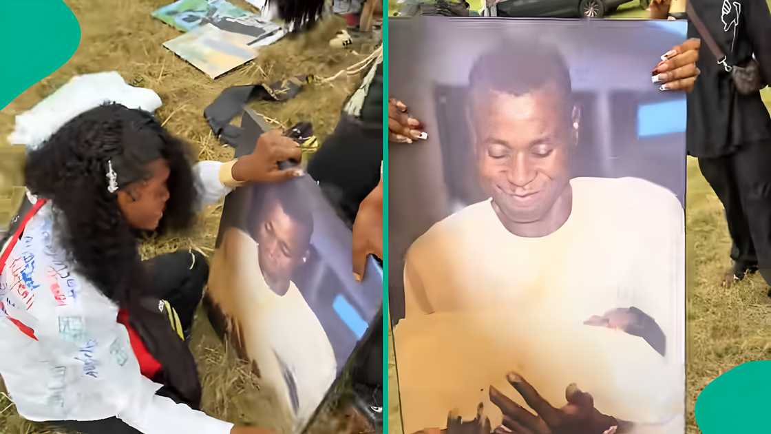 Graduate weeps bitterly on sign-out day Graduate weeps bitterly on sign-out day