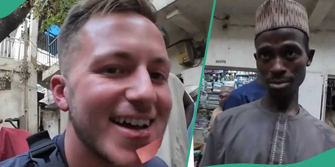 The Oyinbo man gifted the Nigerian manicurist with wads of cash The Oyinbo man gifted the Nigerian manicurist with wads of cash