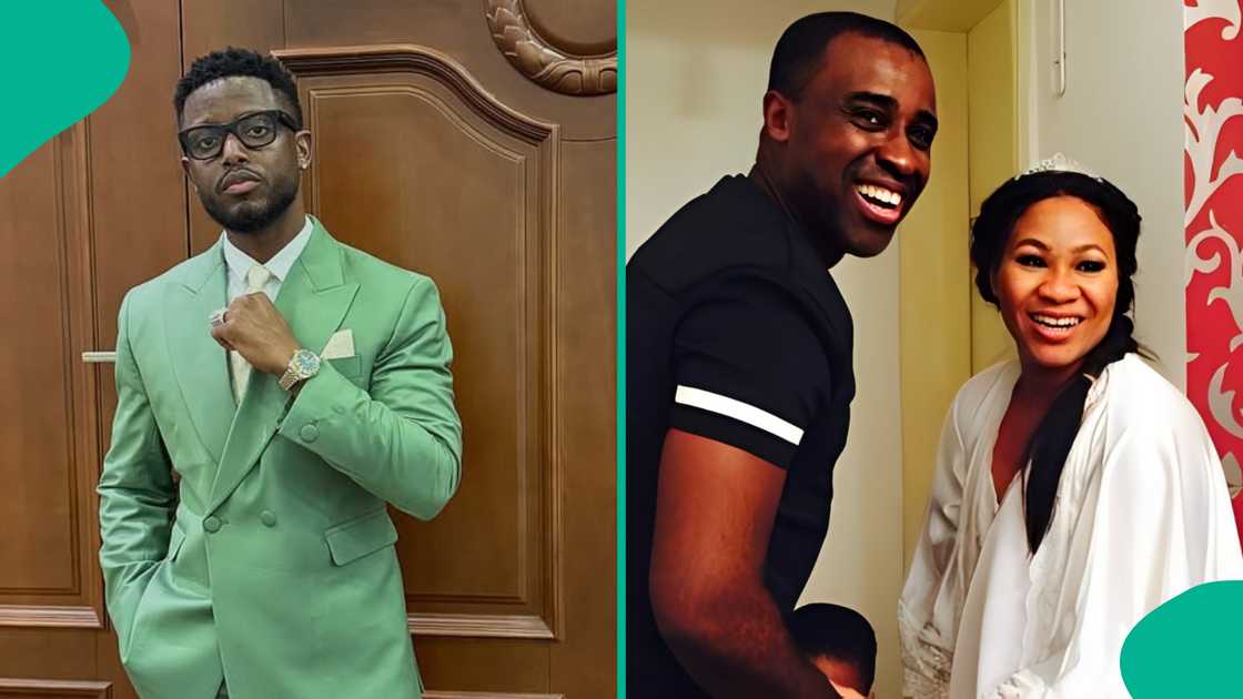 Chike storms cinema to watch movie amid scandal with Frank Edoho's ex-wfe, fans react