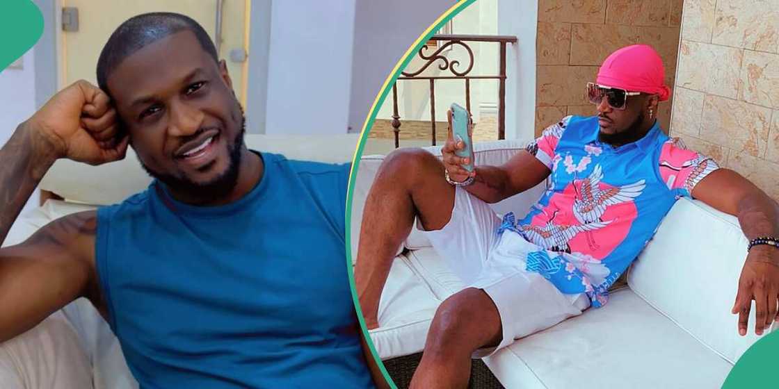 Peter Okoye shares pictures of his mansion. Peter Okoye shares pictures of his mansion.
