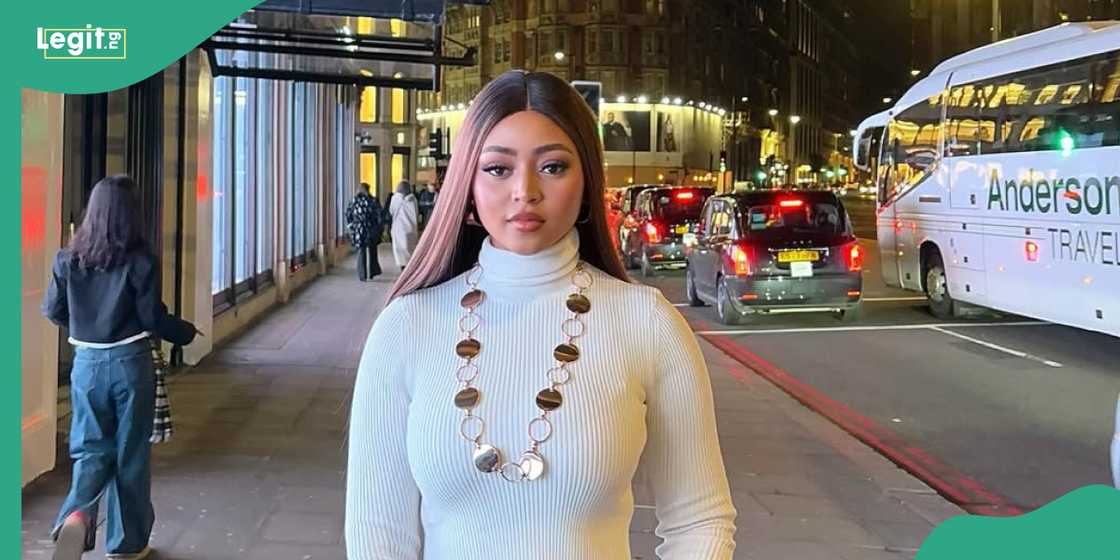 Regina Daniels acts as Mercy Johnson's daughter in old movie. Regina Daniels acts as Mercy Johnson's daughter in old movie.