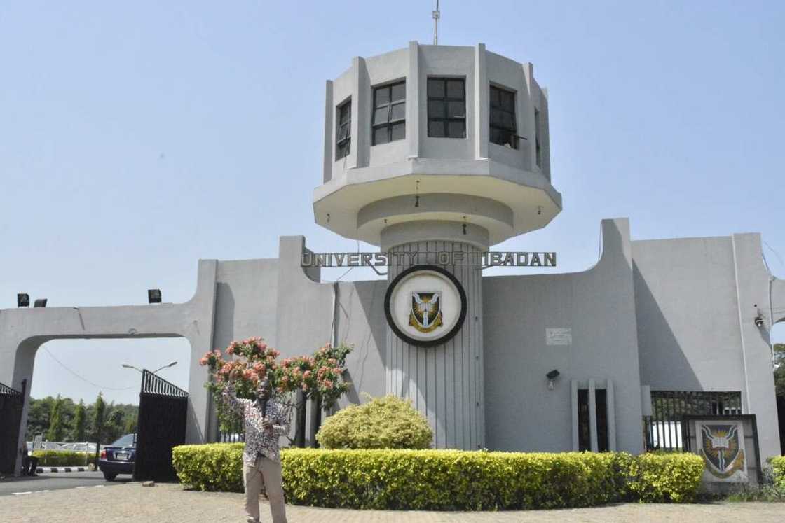 The main entrance gate to the University of Ibadan