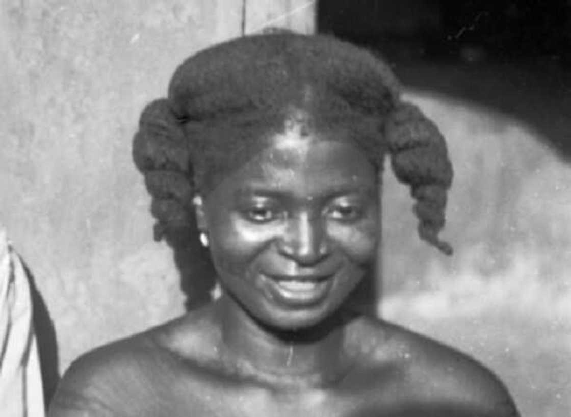 Old photo of a woman. Old photo of a woman.