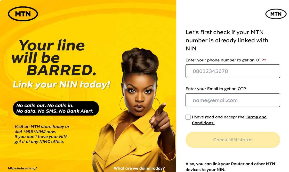 Linking MTN with NIMC Linking MTN with NIMC
