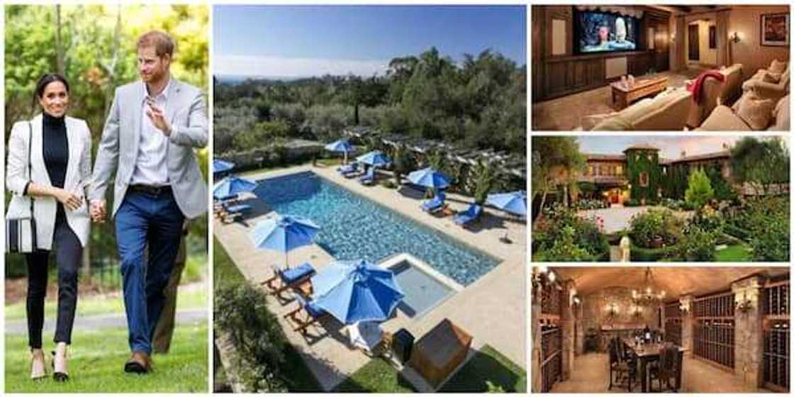 Hotunan katafaren gidan Prince Harry da Meghan Markle da aka narka N81.9bn wurin gina shi Hotunan katafaren gidan Prince Harry da Meghan Markle da aka narka N81.9bn wurin gina shi
