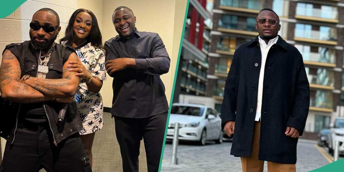 Ubi Franklin, Chioma, and Davido rock designer outfits Ubi Franklin, Chioma, and Davido rock designer outfits
