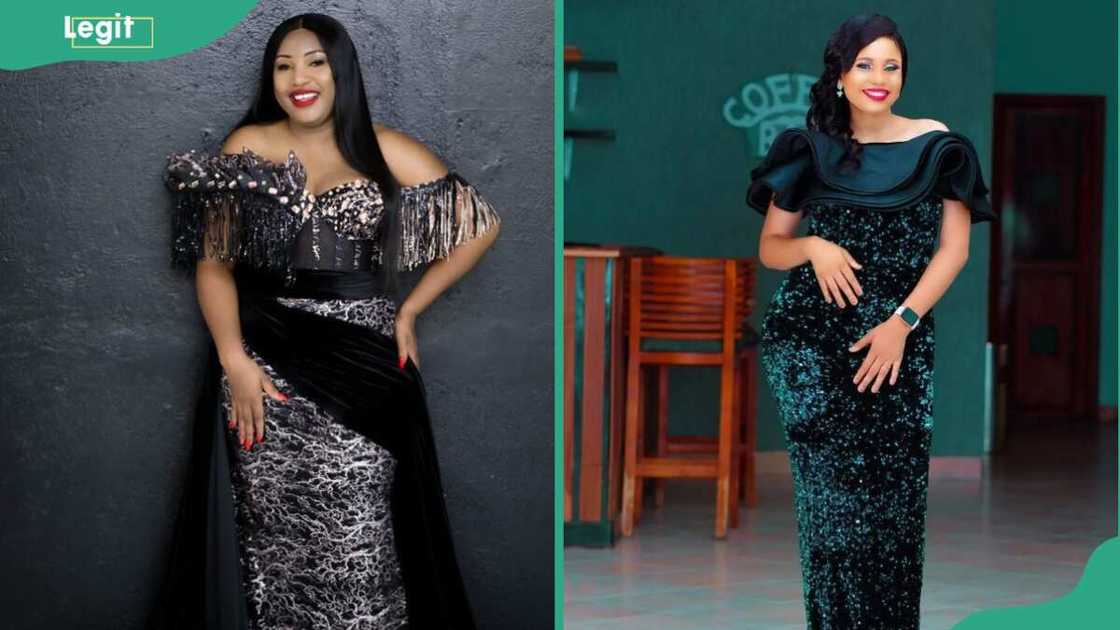 33 latest sequence gown styles with sequins in Nigeria (2024) - Legit.ng