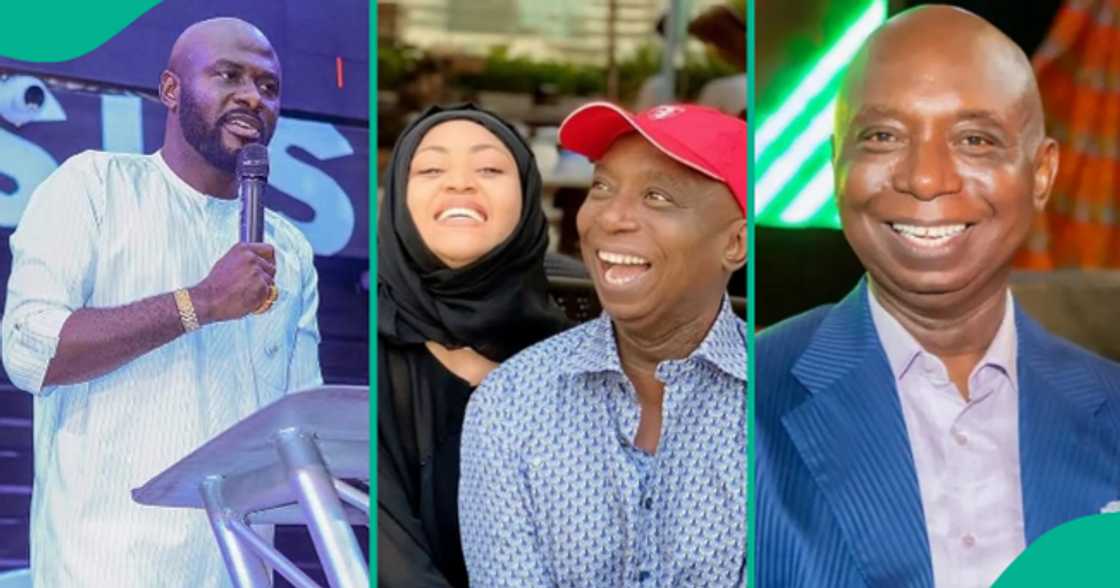 Prophet warns Regina Daniels against 'mingling'.