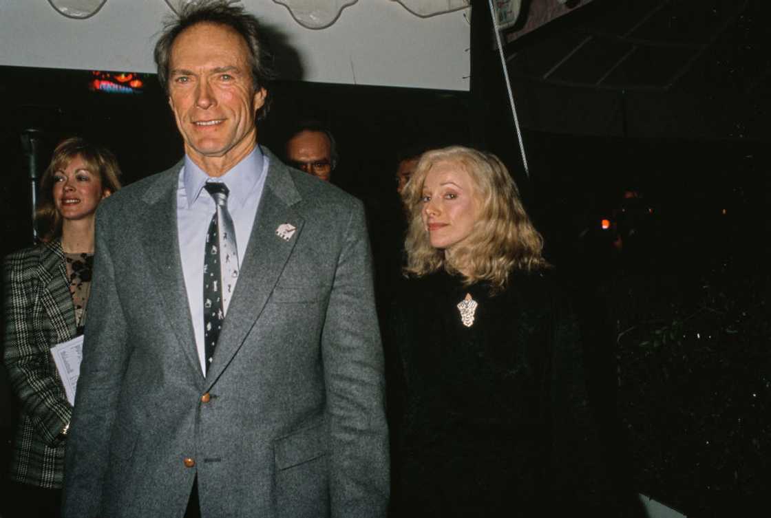 Sondra Locke and Clint Eastwood in Los Angeles, California