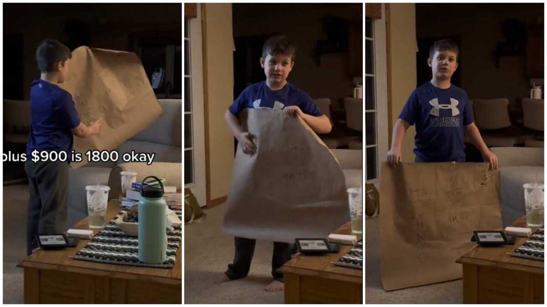 Smart kid shades expenses, wants mum to invest in his future Smart kid shades expenses, wants mum to invest in his future