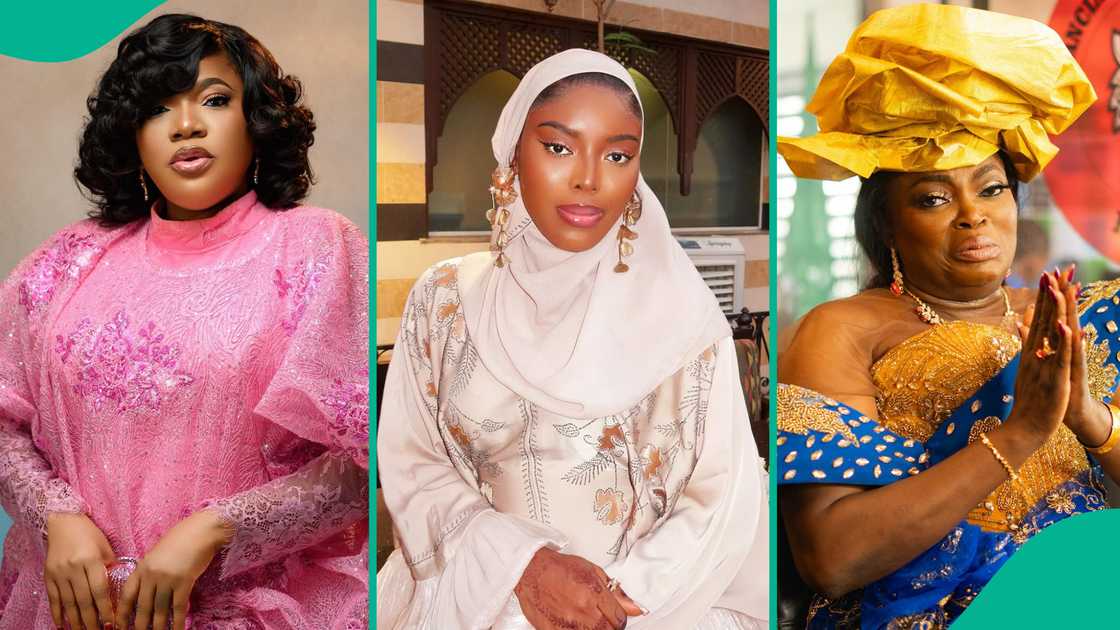 Influencer Abike Shuga exposes Toyin Abraham's reaction after she promoted Funke Akindele's movie. Influencer Abike Shuga exposes Toyin Abraham's reaction after she promoted Funke Akindele's movie.