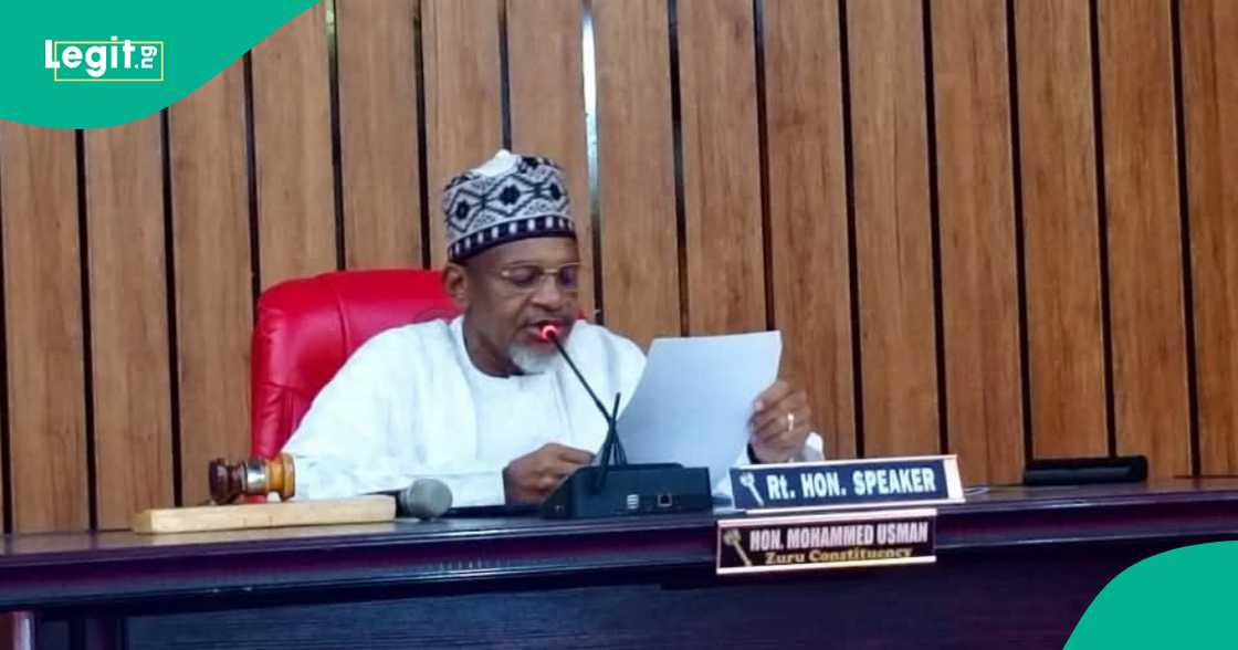 Shugaban Majalisar dokokin Kebbi, Muhammad Usman. Shugaban Majalisar dokokin Kebbi, Muhammad Usman.