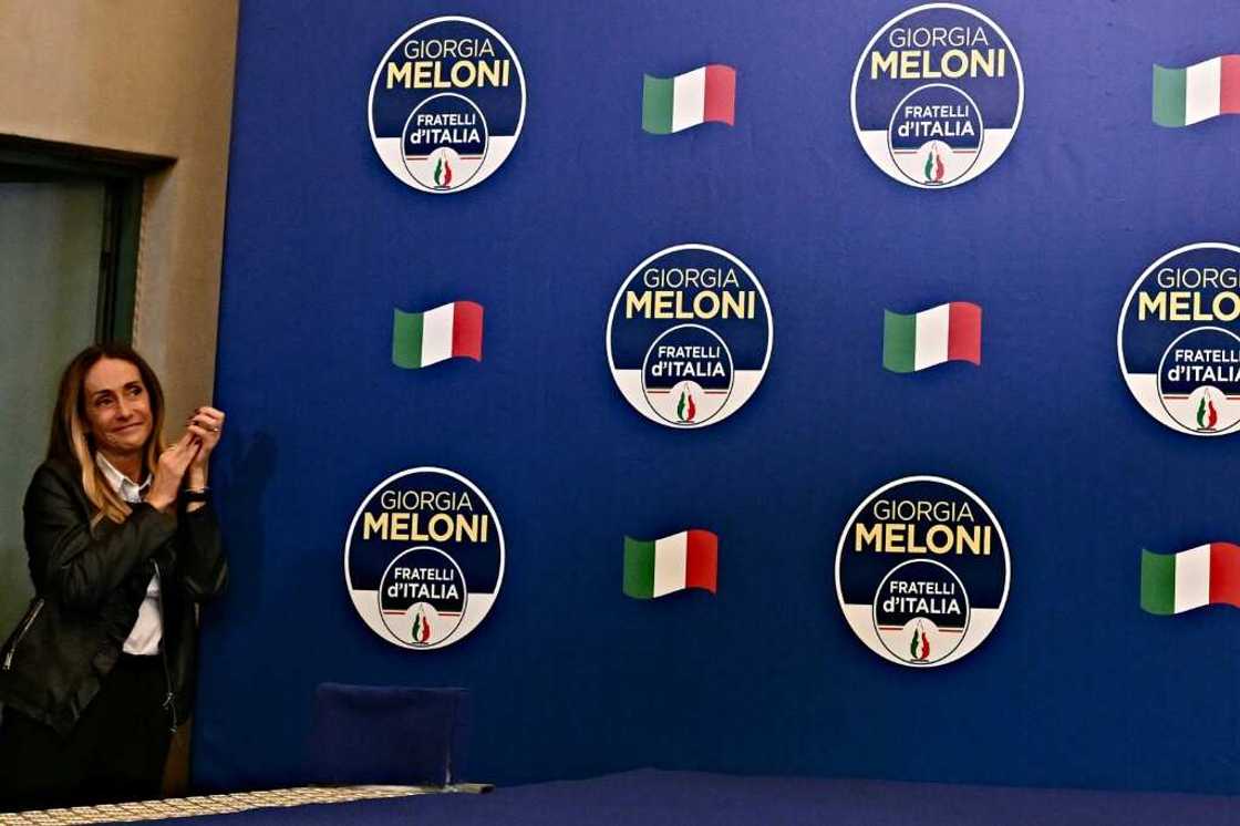 Meloni is very close to her older sister Arianna Meloni is very close to her older sister Arianna