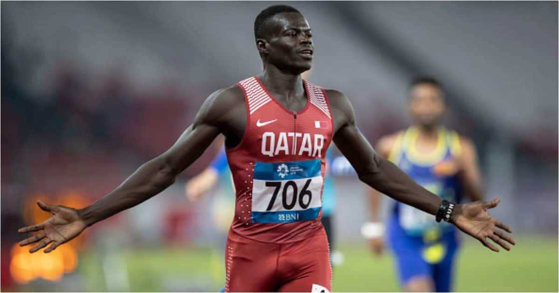 Abdalelah Haroun during the Asian Games in Indonesia - Getty Images Abdalelah Haroun during the Asian Games in Indonesia - Getty Images