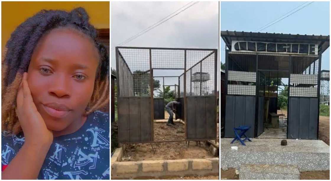 Photos of a Nigerian lady and her container which she turned into a restaurant. Photos of a Nigerian lady and her container which she turned into a restaurant.