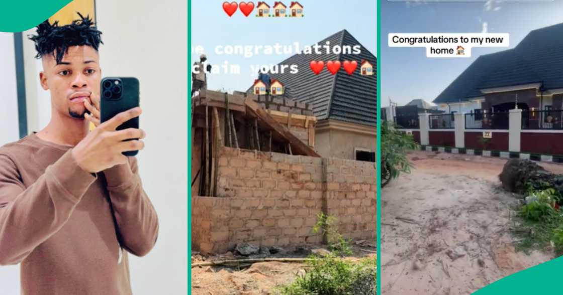 Building blocks/stone-coated roof in Nigeria.