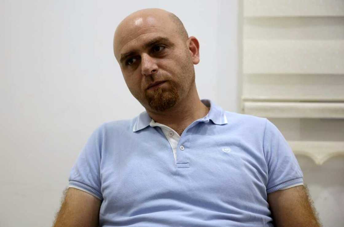 Qais Murad, 36-year-old former inmate of Syria's Sednaya prison, gives an interview at his house in Gaziantep, in southeastern Turkey Qais Murad, 36-year-old former inmate of Syria's Sednaya prison, gives an interview at his house in Gaziantep, in southeastern Turkey