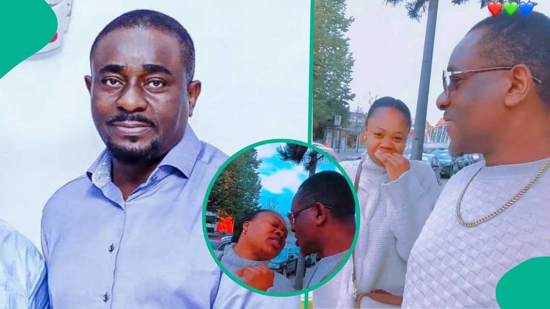Emeka Ike shares video of him and his South African wife Yolanda Pfeiffer.