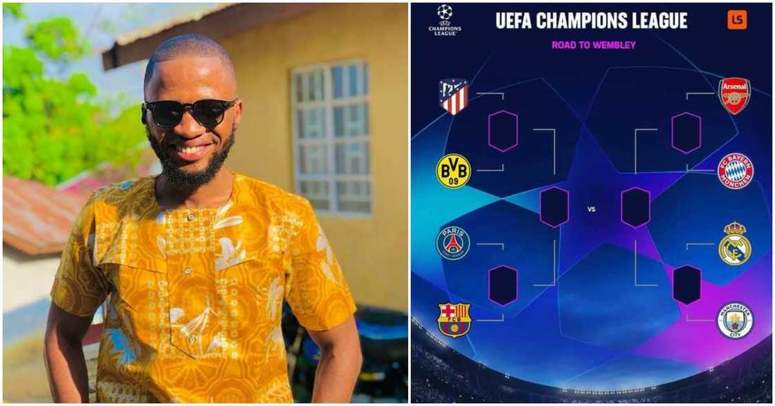 Man predicts 2 teams to make it to UEFA Champions League final Man predicts 2 teams to make it to UEFA Champions League final