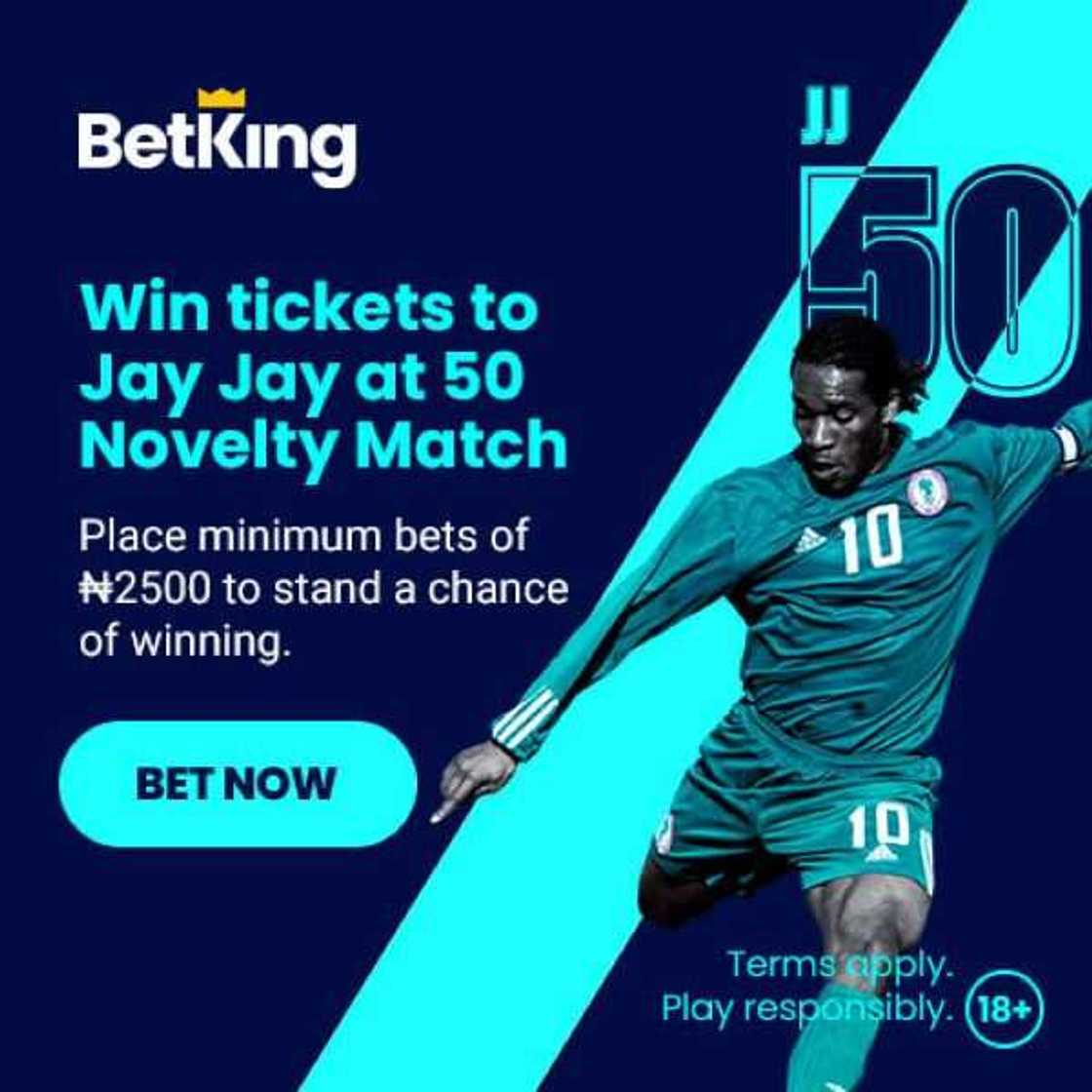 BetKing to Celebrate Football Legend, Jay Jay Okocha's 50th Birthday with Star-Studded Novelty Match BetKing to Celebrate Football Legend, Jay Jay Okocha's 50th Birthday with Star-Studded Novelty Match