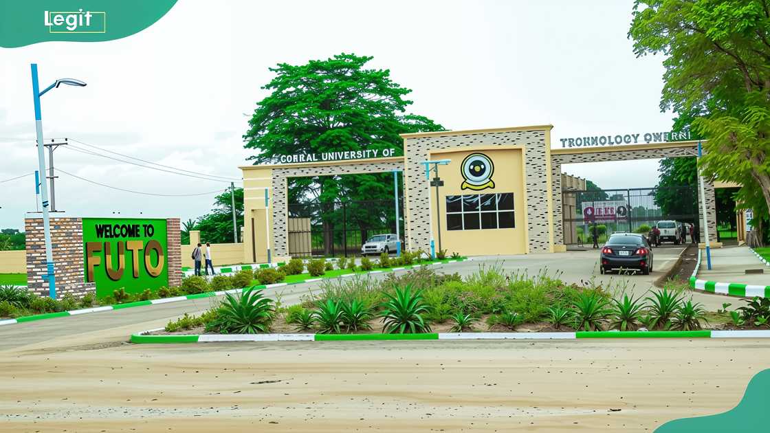 The main entrance of the Federal University of Technology Owerri