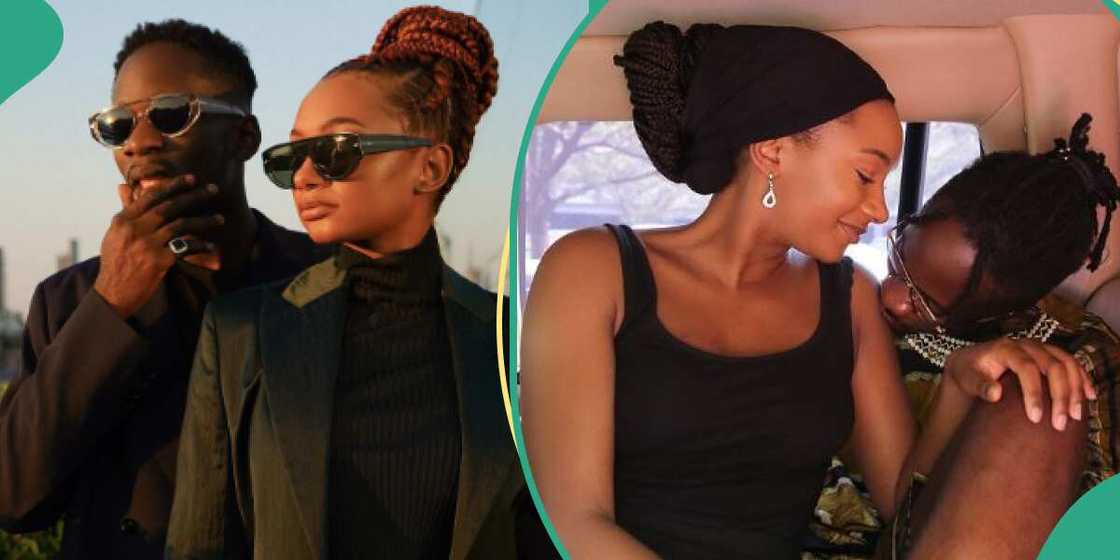 Temi Otedola and Mr Eazi Temi Otedola and Mr Eazi