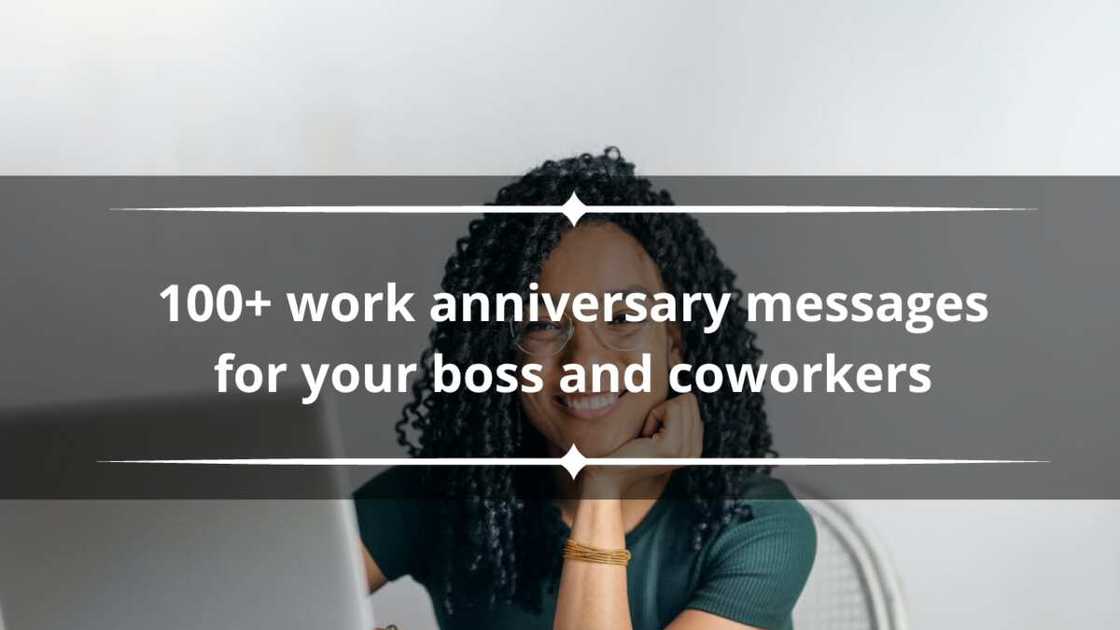 Work anniversary messages