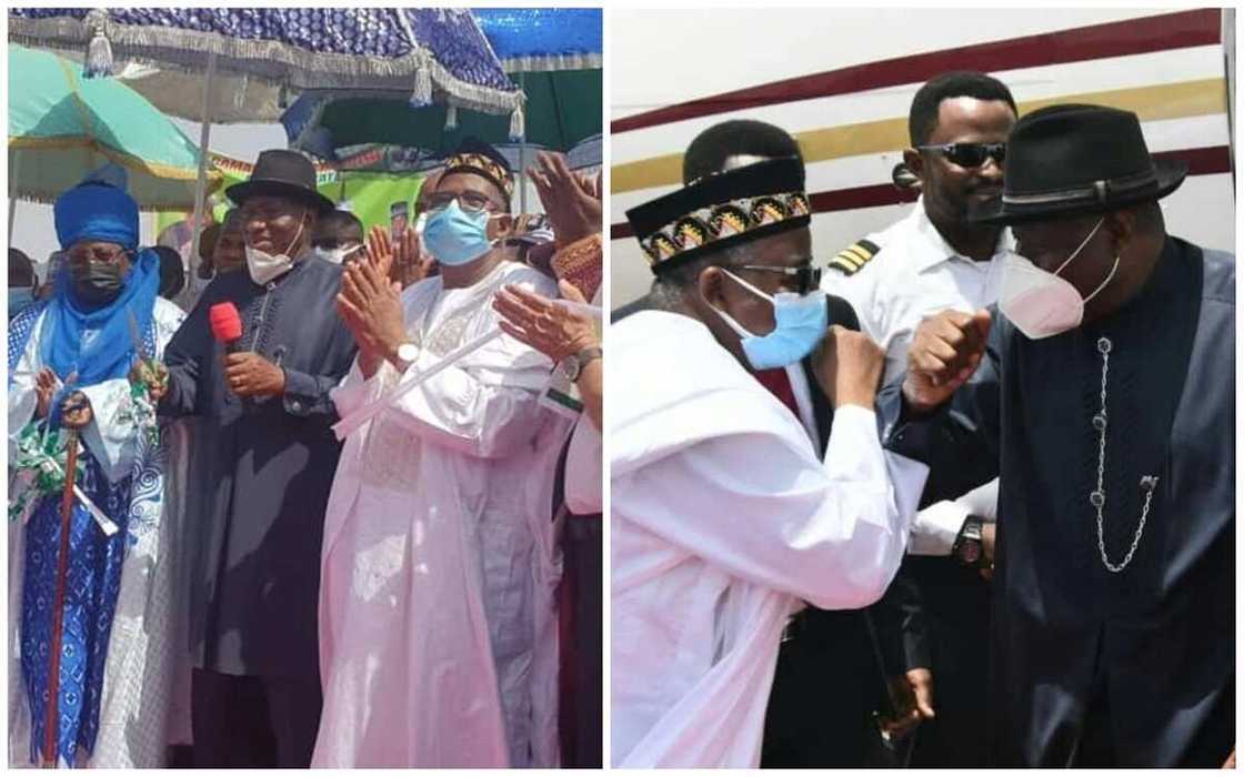 An saka sunan Goodluck Jonathan a titin Bauchi, an kuma nada shi sarauta An saka sunan Goodluck Jonathan a titin Bauchi, an kuma nada shi sarauta