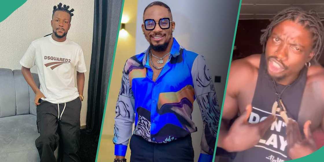 Photos of Stanley Ontop, Verydarkman and Junior Pope. Photos of Stanley Ontop, Verydarkman and Junior Pope.