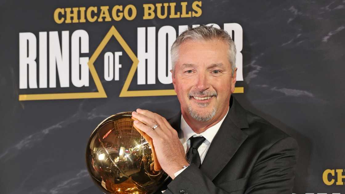 Toni Kuko pictured during the Chicago Bulls Inaugural Ring of Honor Gala. Toni Kuko pictured during the Chicago Bulls Inaugural Ring of Honor Gala.