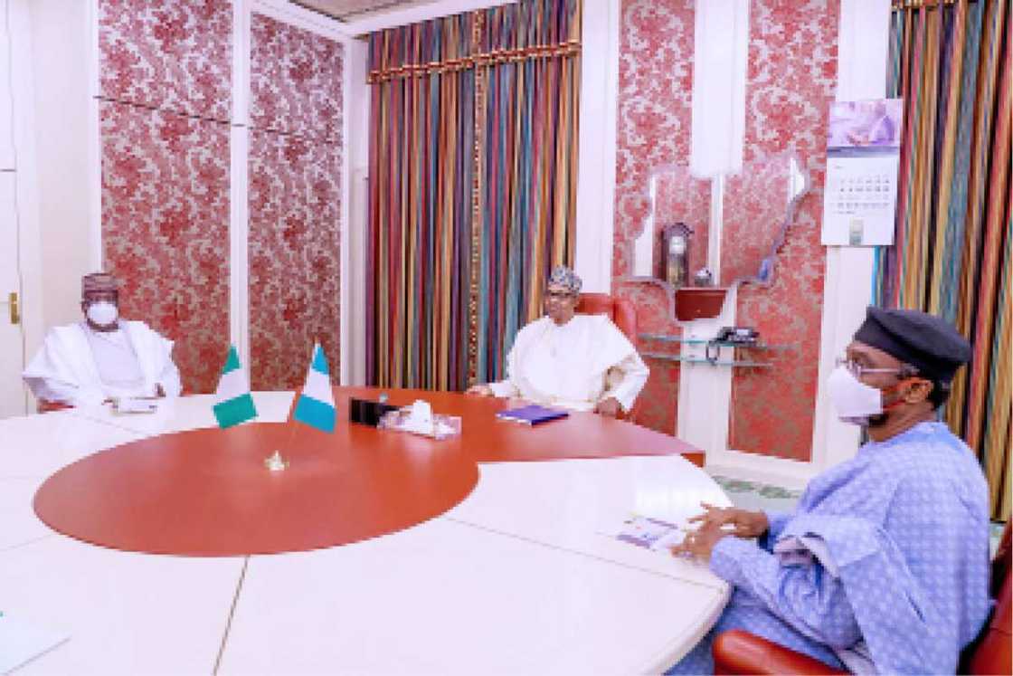 Kudin wuta: Shugabannin majalisa sun hadu da Buhari don saukakawa talakawa Kudin wuta: Shugabannin majalisa sun hadu da Buhari don saukakawa talakawa