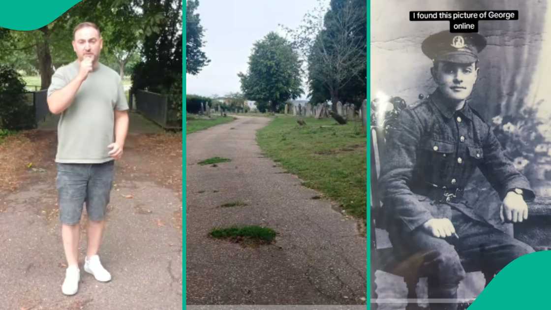 Man shares what he found about someone buried in 1917. Man shares what he found about someone buried in 1917.
