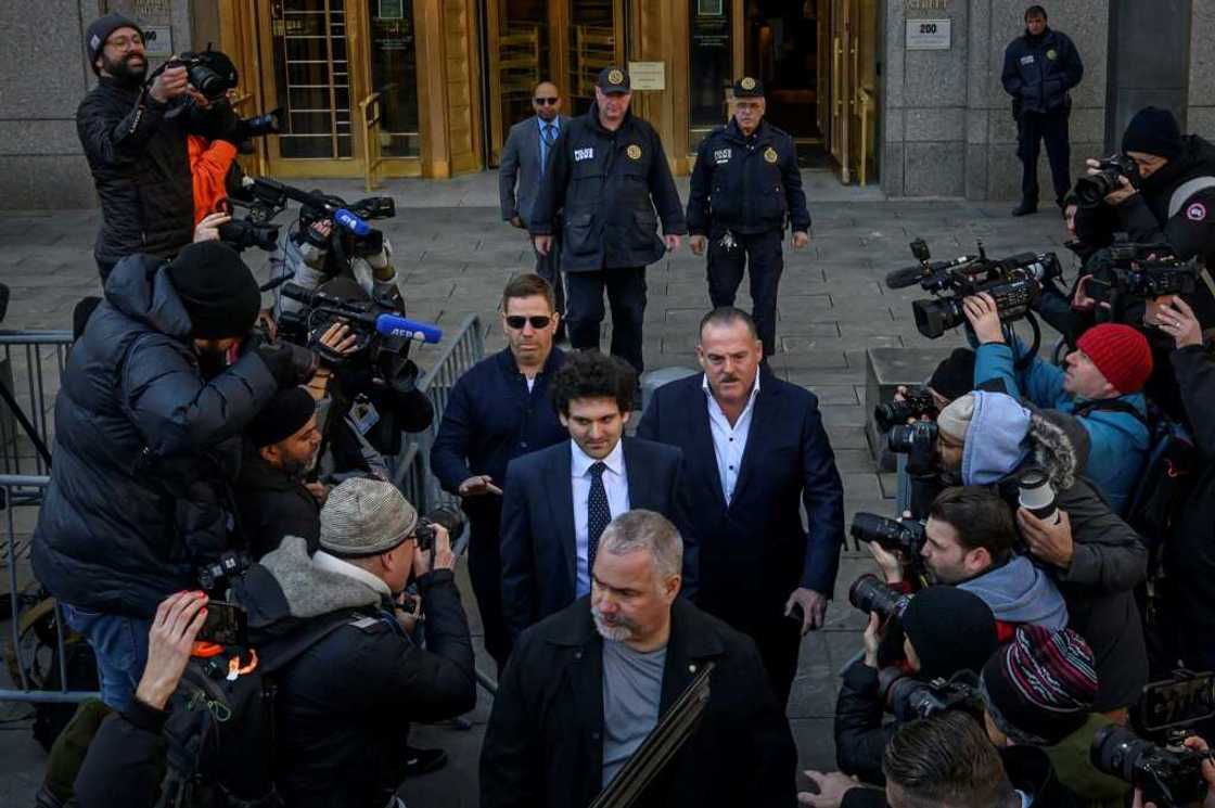 FTX founder Sam Bankman-Fried leaves the US Federal Court in New York on March 30, 2023 FTX founder Sam Bankman-Fried leaves the US Federal Court in New York on March 30, 2023