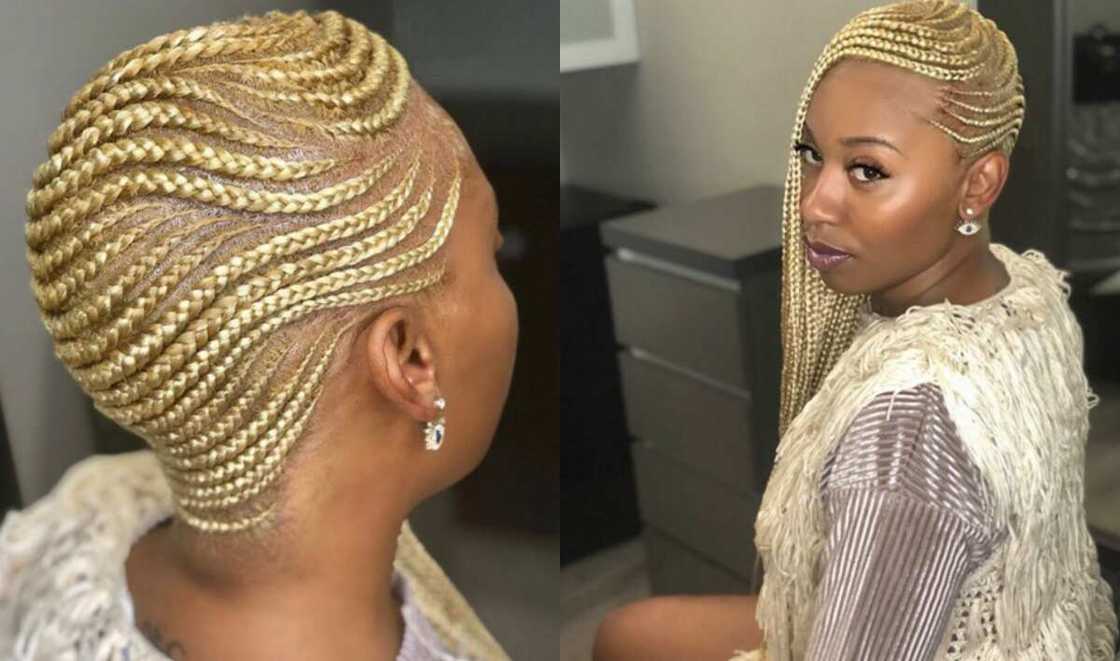 braids to the side braids to the side