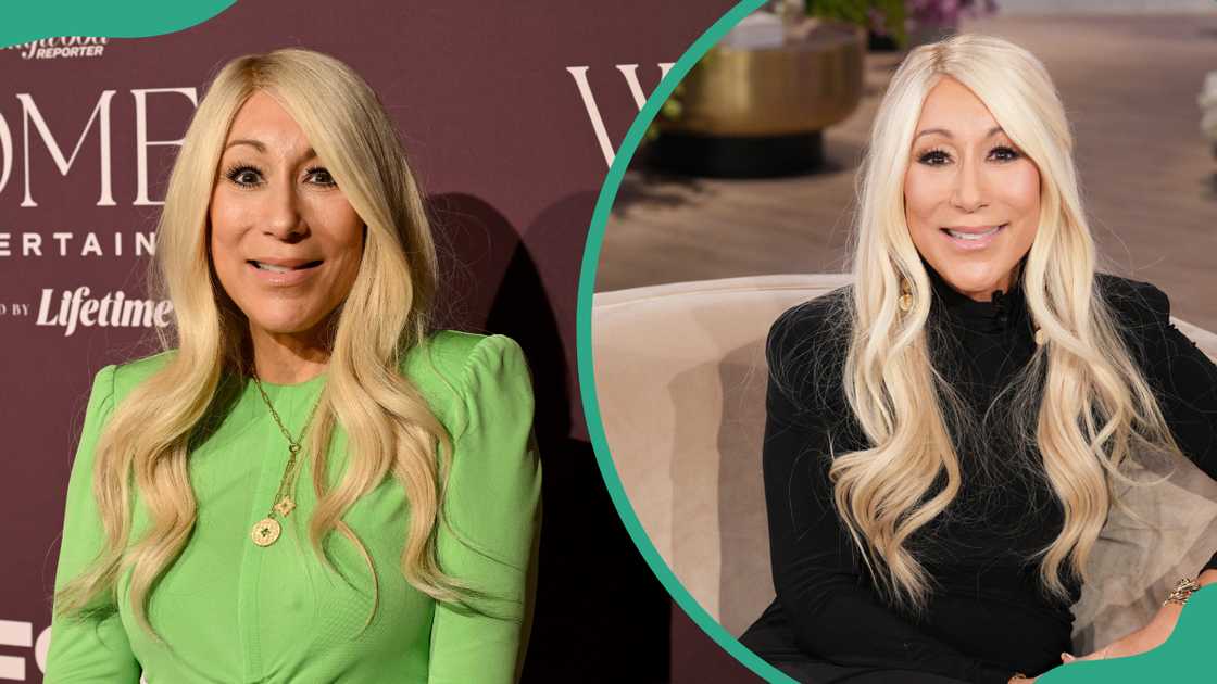 Lori Greiner posing for photos at different events Lori Greiner posing for photos at different events